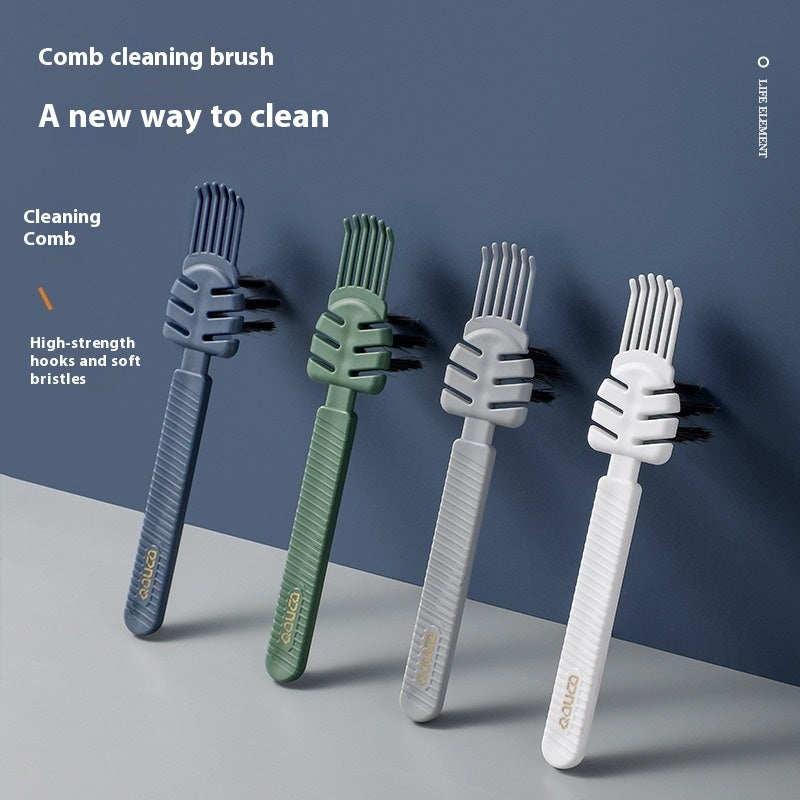 Japanese Style Comb Cleaning Brush Simple Hollow Airbag Comb Curly Hair