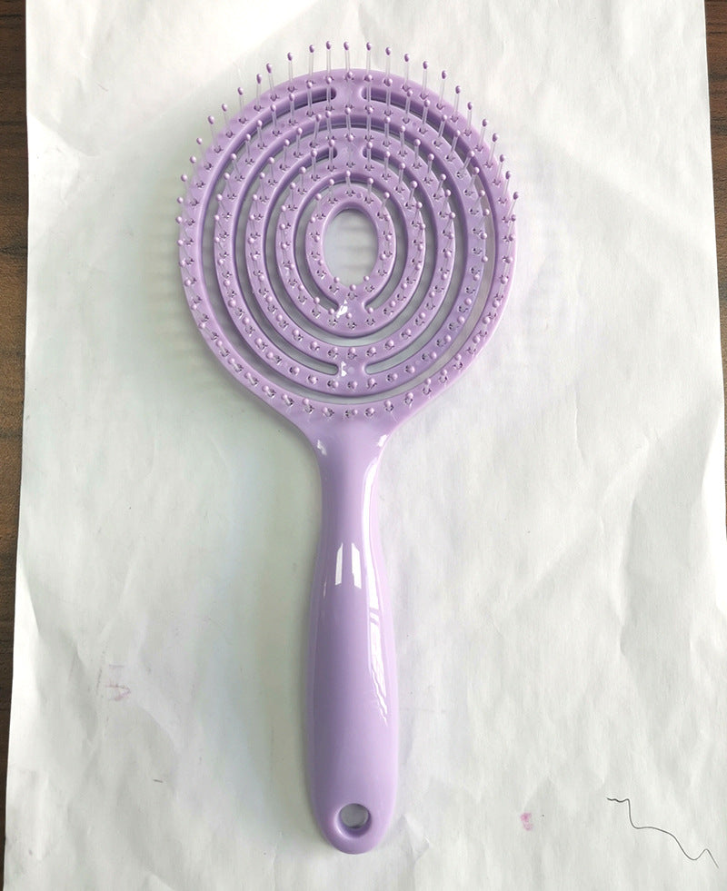 New Hollow Plastic Massage Comb