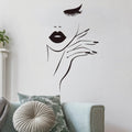 Fashion Nail Salon Window Wall Stickers