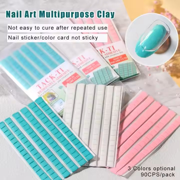 Tack-TI Manicure Practice Nail Tip Support Wear Nail Tools
