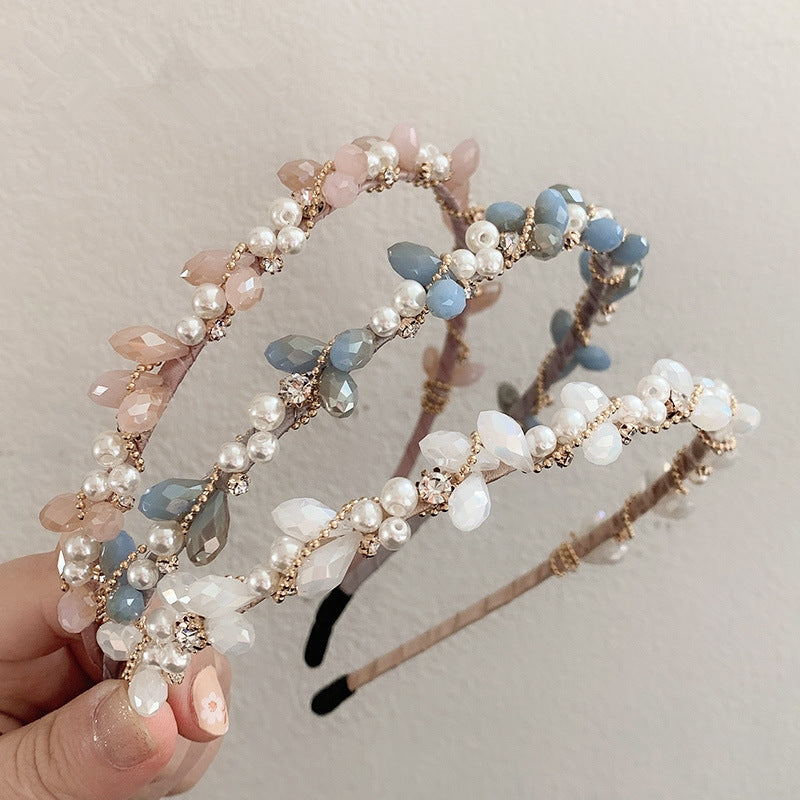 Super Fairy Hairpin Headband Head Buckle Crystal Rhinestone Simple Headdress