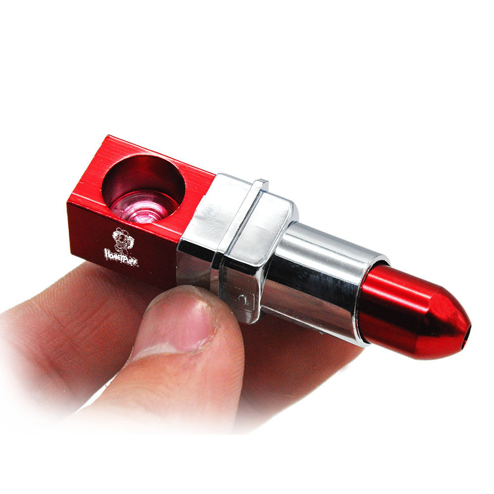 Candy Color Personality Design Multi-filter Aluminum Alloy Lipstick Shape Pipe