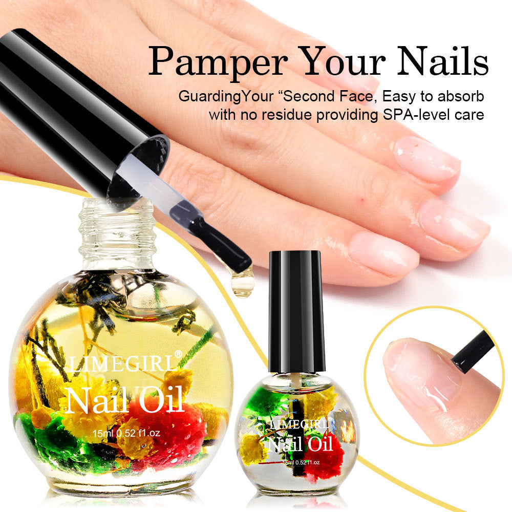 LimeGirl Dried Flower 15ML Nail Edge Treatment Oil