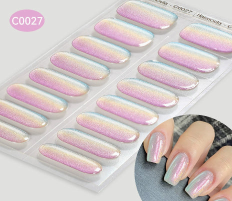 Harunouta Nail Stickers UV Gel Nail Sticker Semi-curing