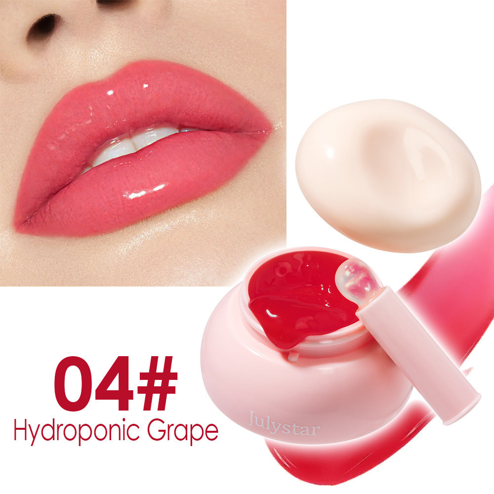 Women's Solid Mirror Shiny Jelly Lip Gloss