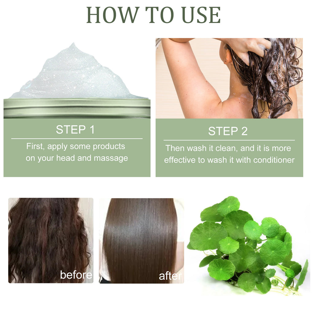 Centella Asiatica Sea Salt Shampoo Oil Dandruff Scalp Care