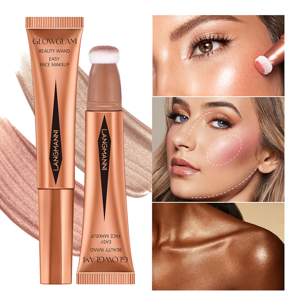Langmanni Air Cushion Repair Blush Highlight Combination Multi-color Makeup