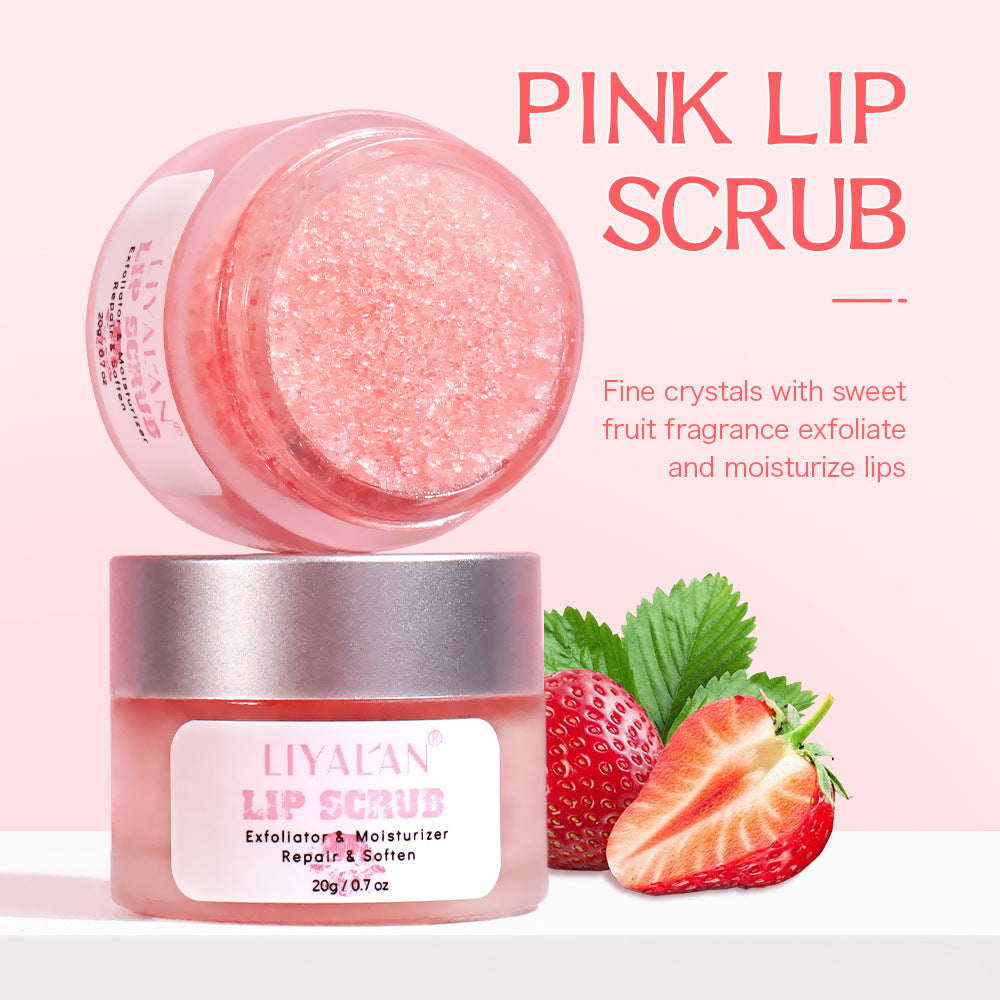 Strawberry Lip Scrub Cream Exfoliator Mild