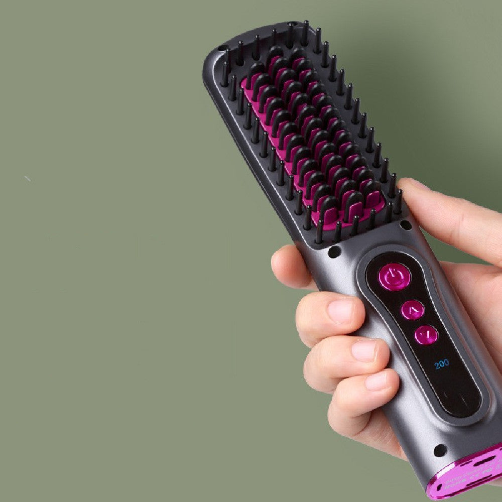 Multi-function Rechargeable Wireless Straight Comb