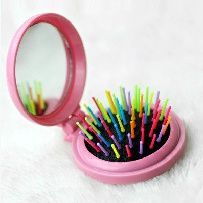 Mirror And Comb In One Carry Small Mirror And Comb With Mirror In One Set