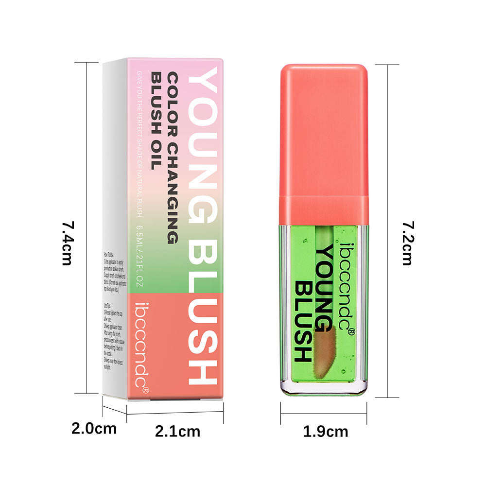 Ibcccndc Natural Moisturizing Color-changing Blush Oil