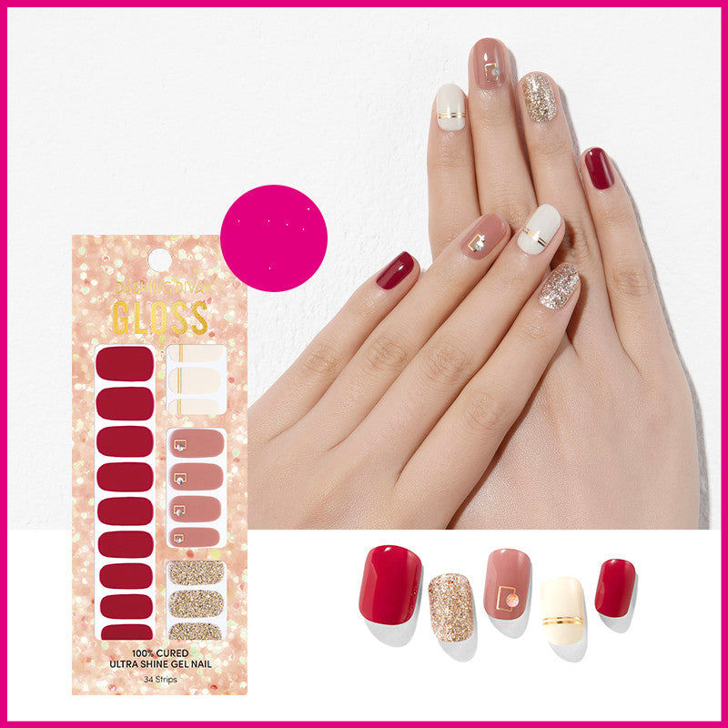 Dashing Diya Gloss Nail Art Nail Sticker Patch Star Same Style No-Bake Wearing Nail Polish