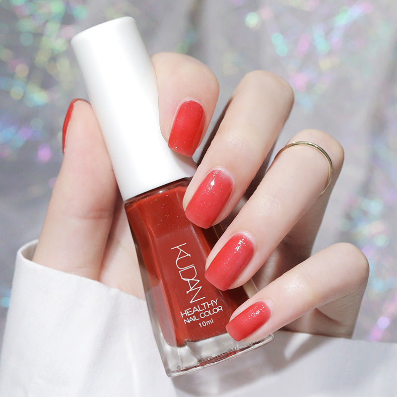 Kudan Water-based Odorless Peel-off No-bake Fast-drying Clear Nail Polish