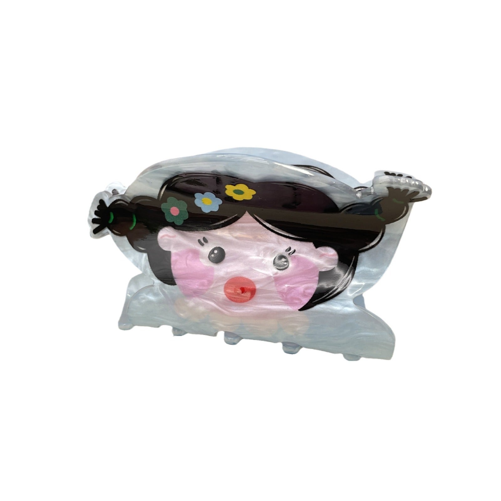 New Acrylic Hair Claw Korean Version Cartoon Hair Accessories Animal Hair Clip