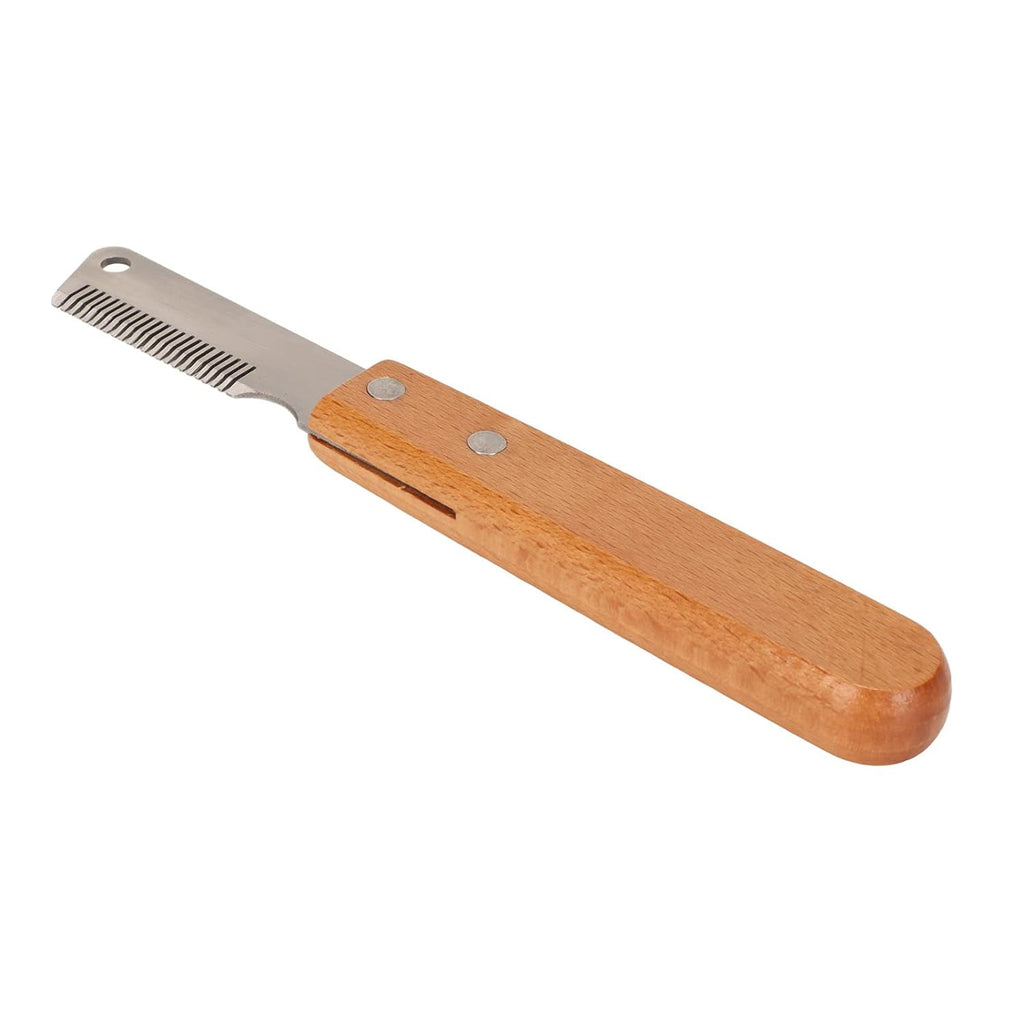 Pet Stripping Comb Dog Stripping Knife Grooming Tool Multifunction Remove Floating Hair Dog Stripping Knife With Wood Handle For Cats Dogs