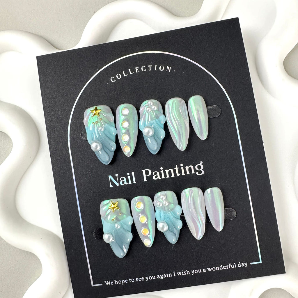 HAILANG Shell Nail Stickers Wear Nail Painting Tip High-grade Summer