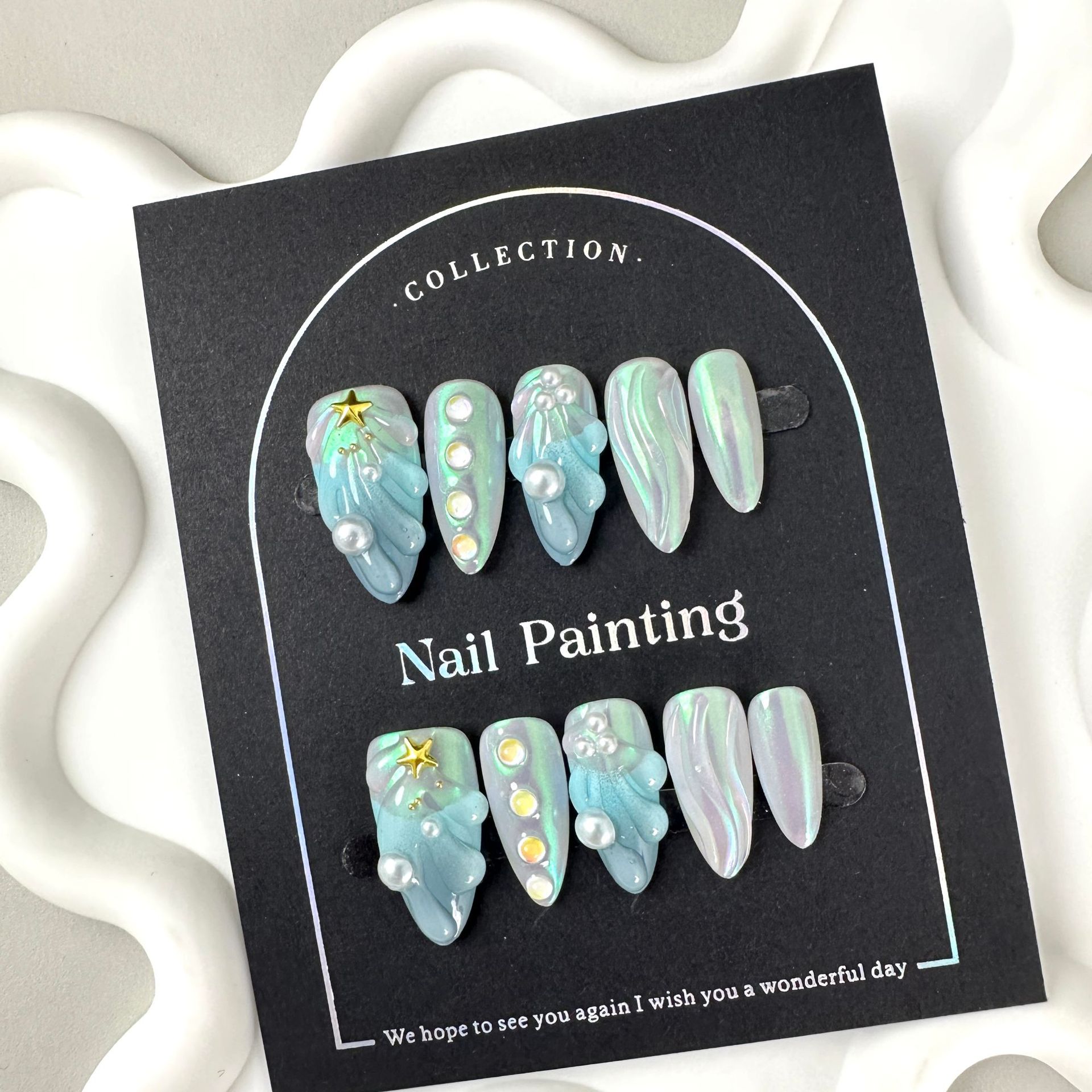 HAILANG Shell Nail Stickers Wear Nail Painting Tip High-grade Summer