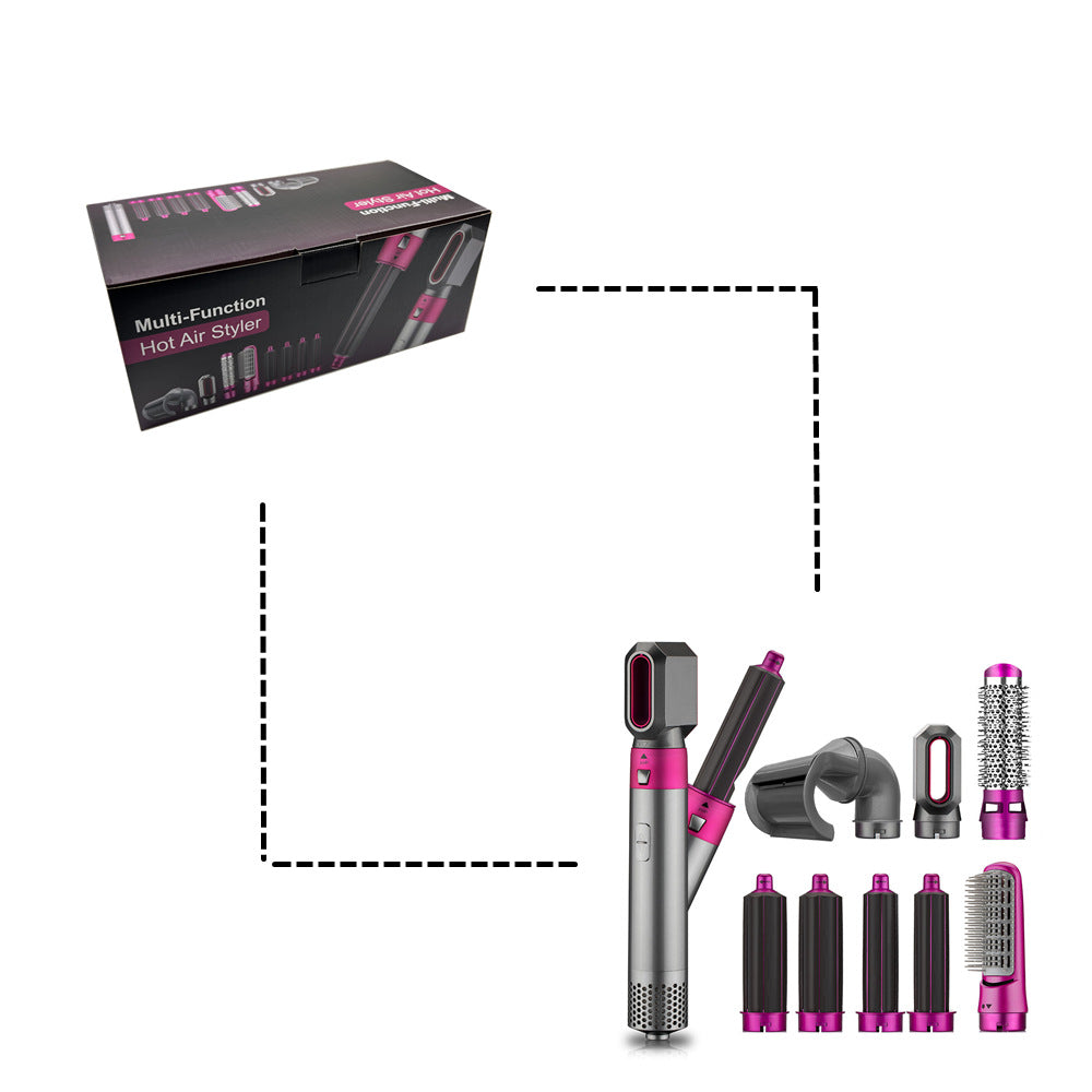 Styling Comb 8 And 1 Anti-warp Curler