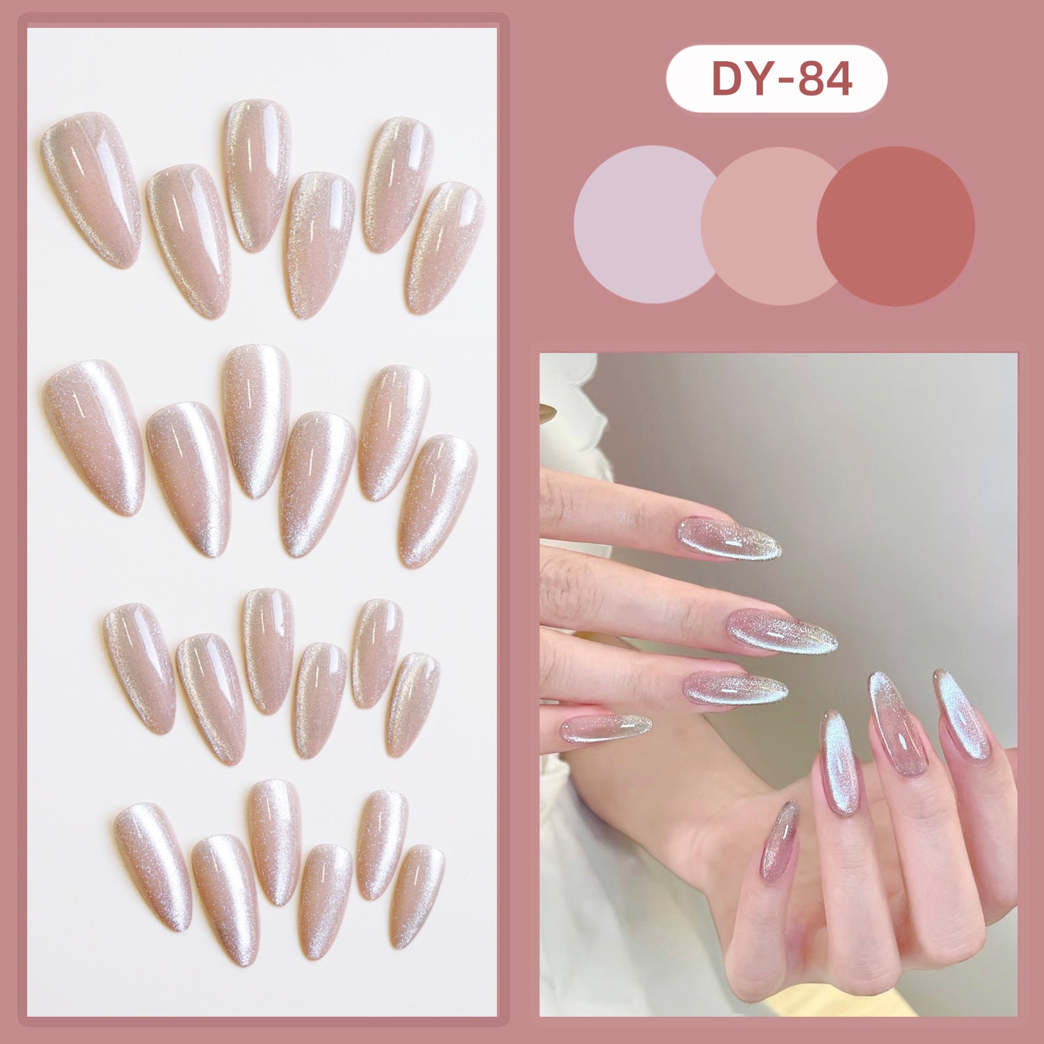 24 Pieces Of Hand-worn Nail Products