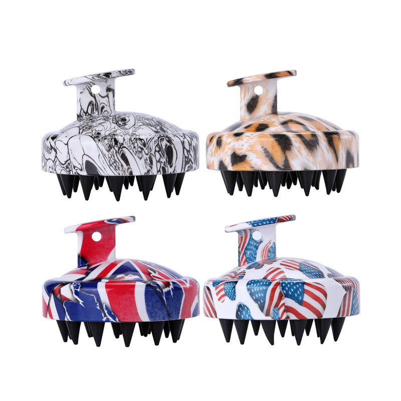 Water Transfer Printing Shampoo Brush Wet And Dry Dual Use