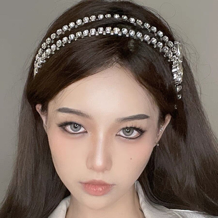 Hollow Butterfly Rhinestone Headband Fairy