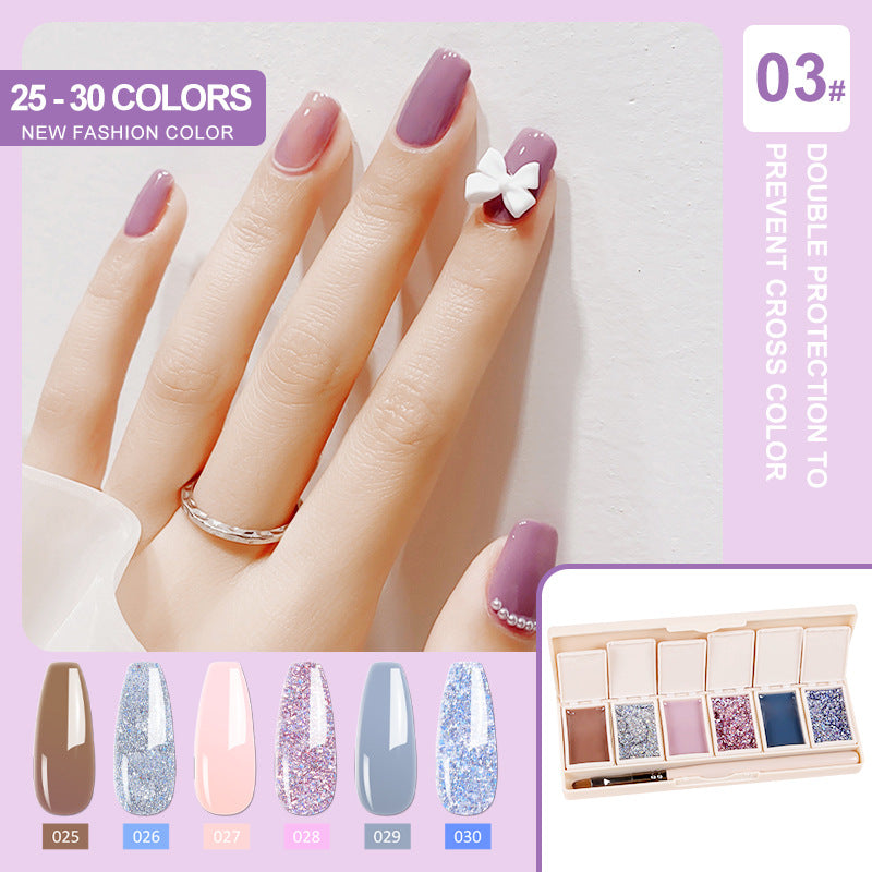 LimeGirl Cream Nail Polish Eye Shadow Bag