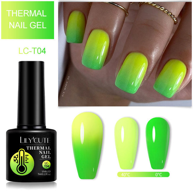 Lilycute Color Changing Thermal Gel Nail Polish Winter