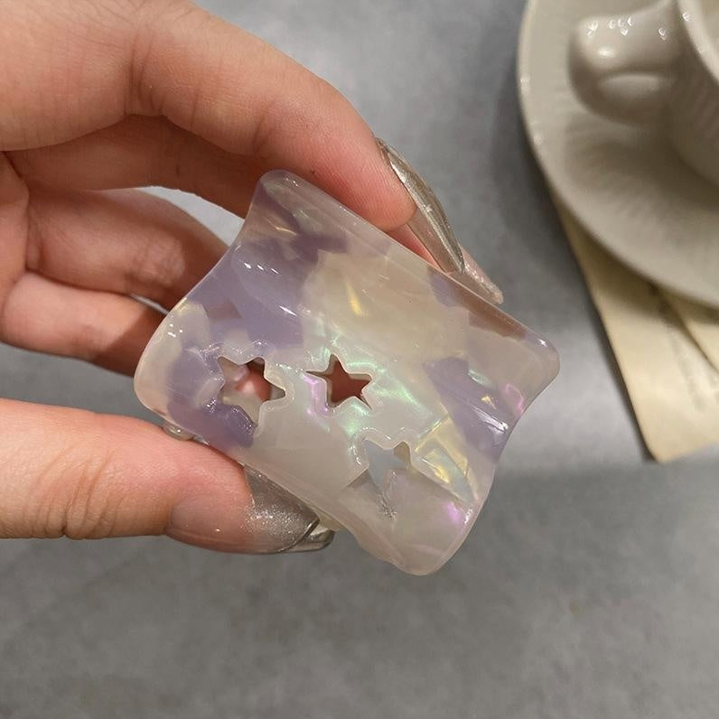 Tianbian Star Acetate Grip Small Size Half Tie Hairpin