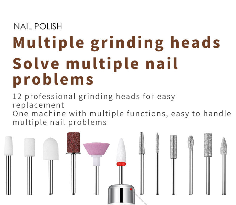 Large Screen Display Charging Electric Portable Nail Piercing Device