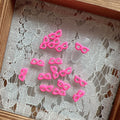 Nail Resin Accessories Rose-red Eyewear Ornaments For Nails