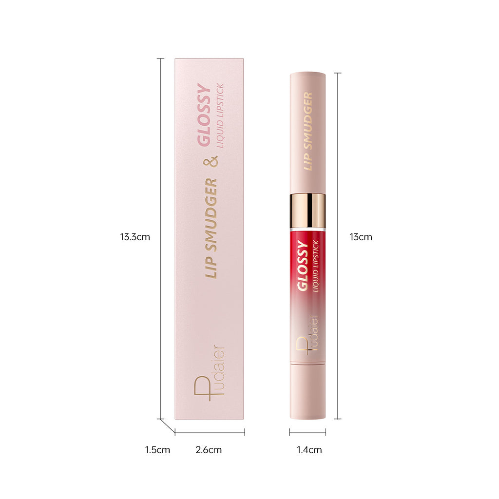 10-color Double-headed Lipstick Lip Gloss Matte Finish