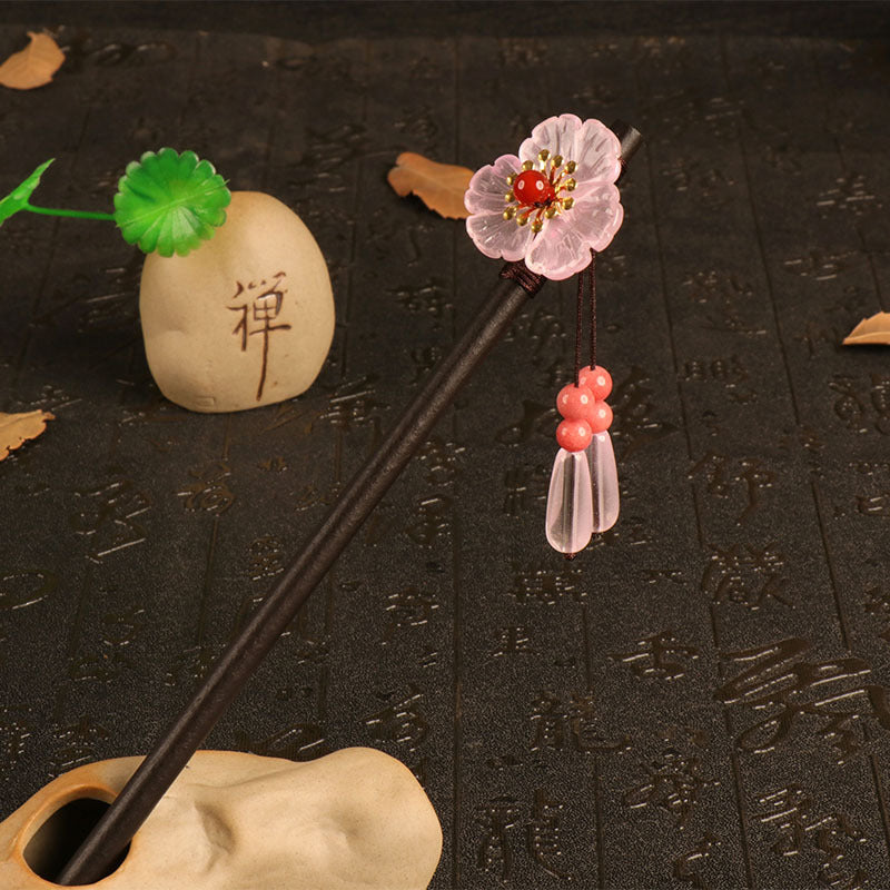 Women's Ancient Costume Tassel Hairpin Metal Headgear