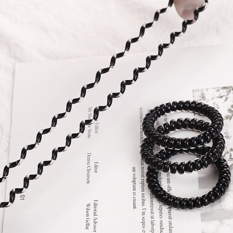 Bold High-stretch Phone Cord For Hair Tie