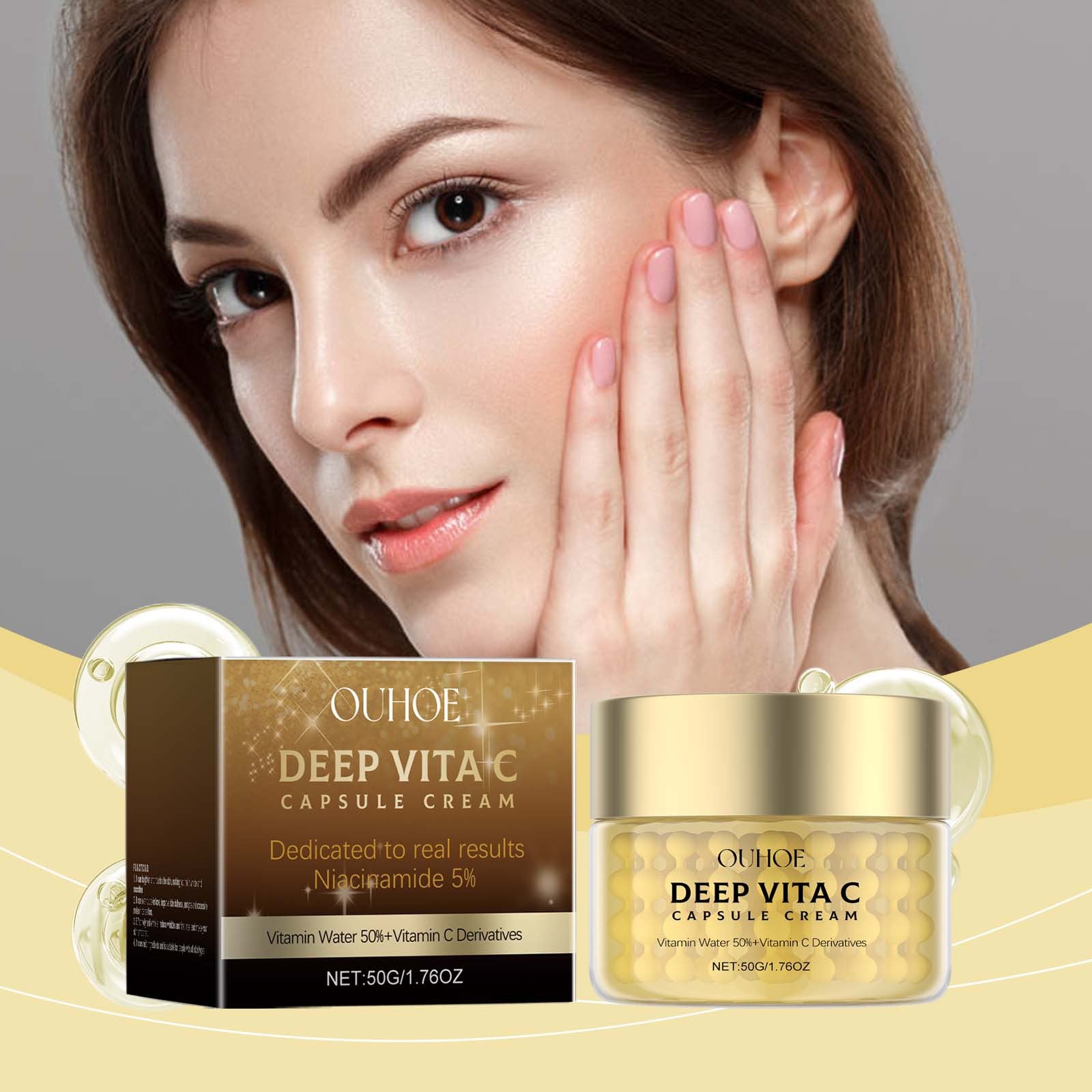 Vitamin C Moisturizing Facial Cream Soft Skin