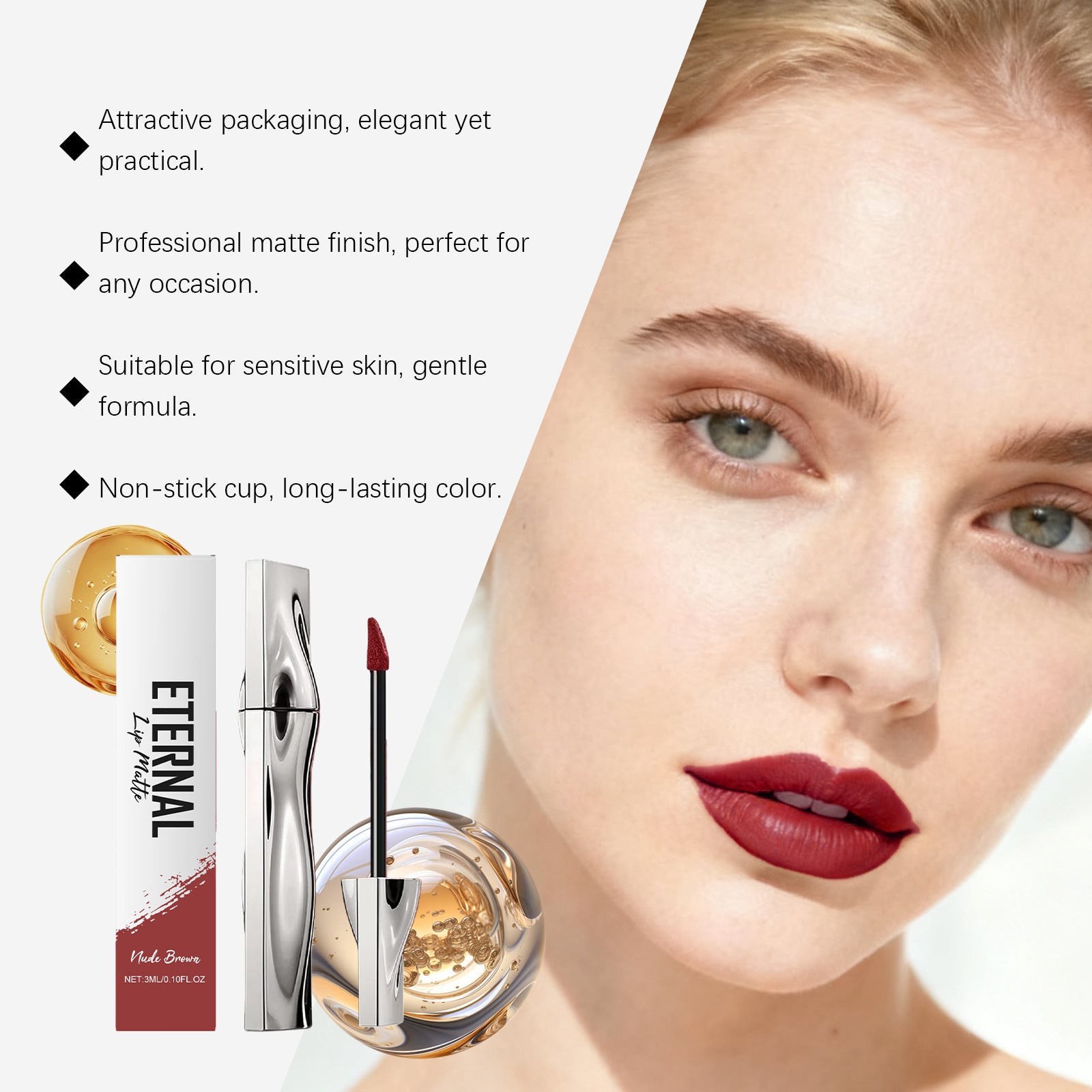 Long-lasting Matte Lip Gloss