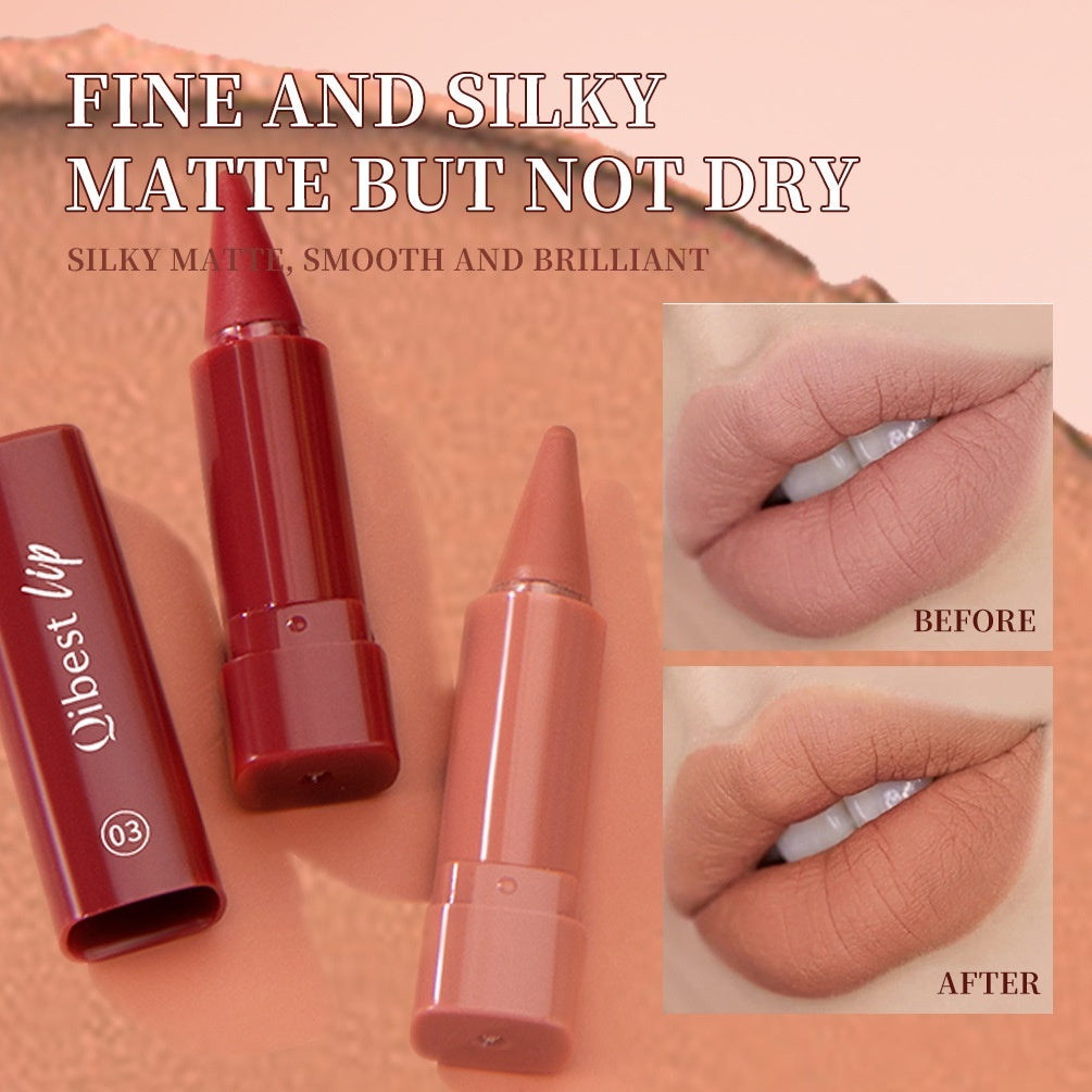 New Long Lasting Matte Twist Up Lipstick With A Natural Finish And Water Resistant Formula