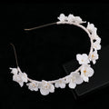 Women's Ceramic Camellia Flower Hair Hoop
