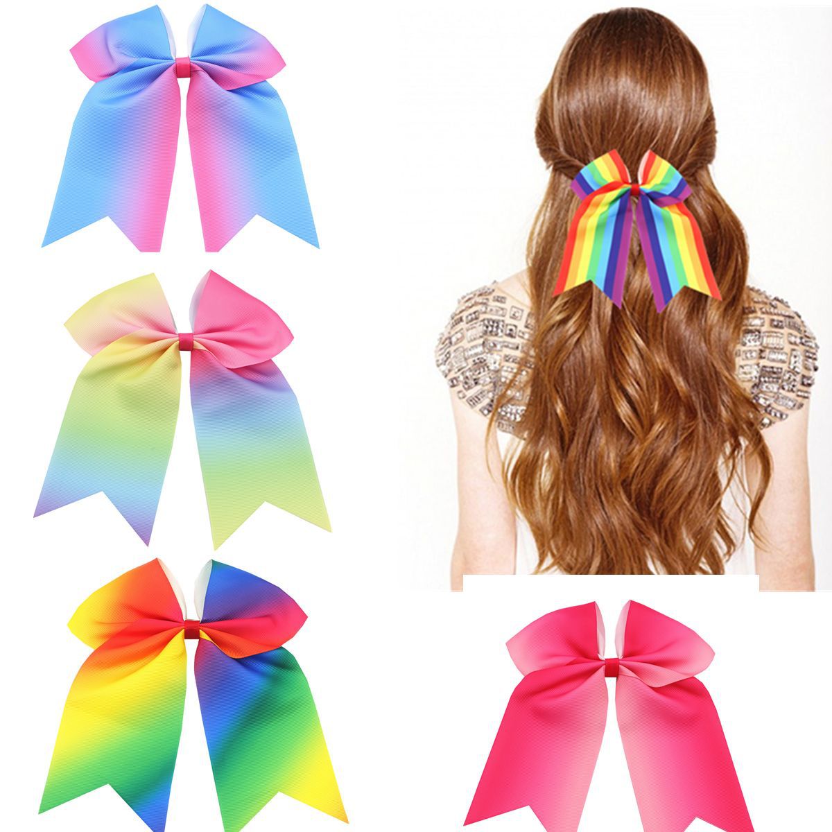 Children's Ornaments Rainbow Color Thread Belt