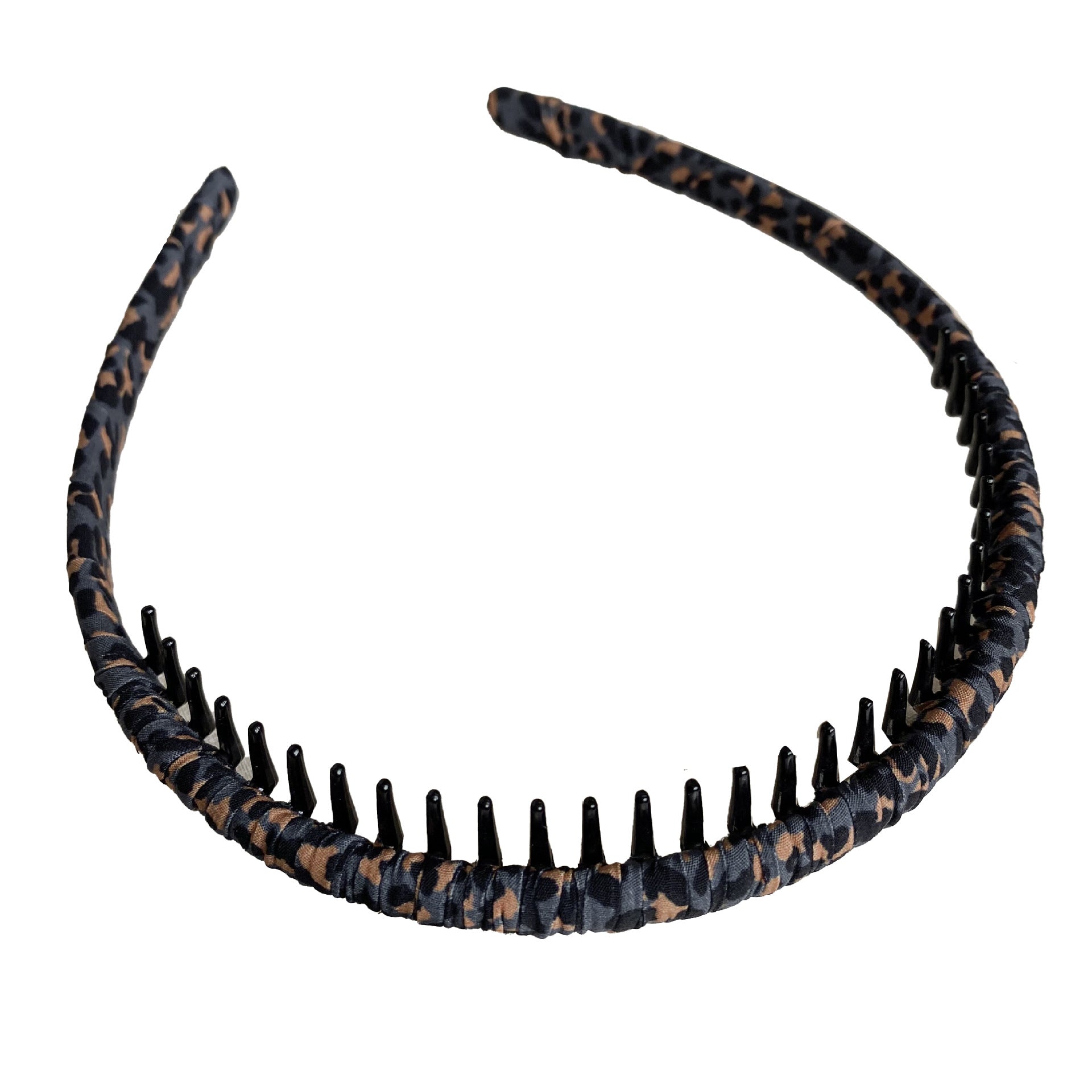 Leopard Print Pearlescent Winding Cloth Headband Simple