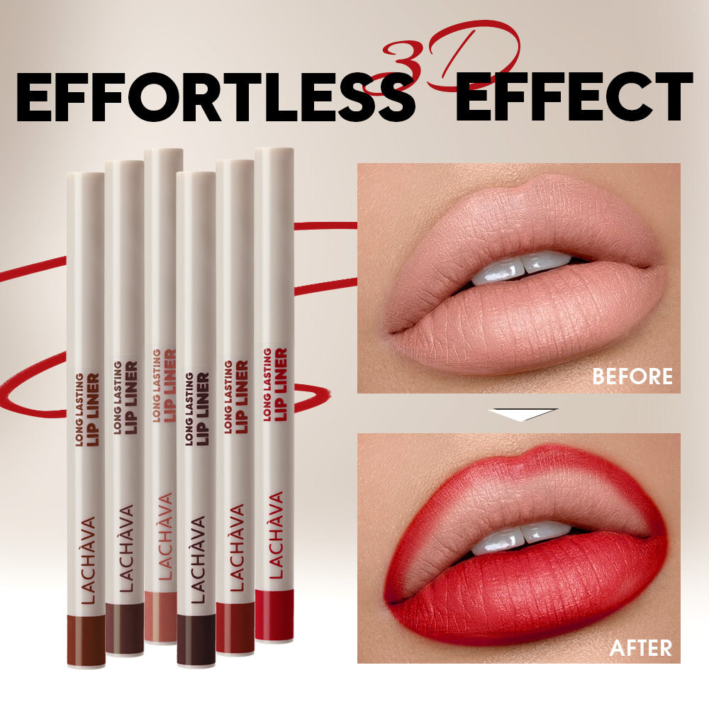 Waterproof And Durable Colored Velvet Matte Lip Liner