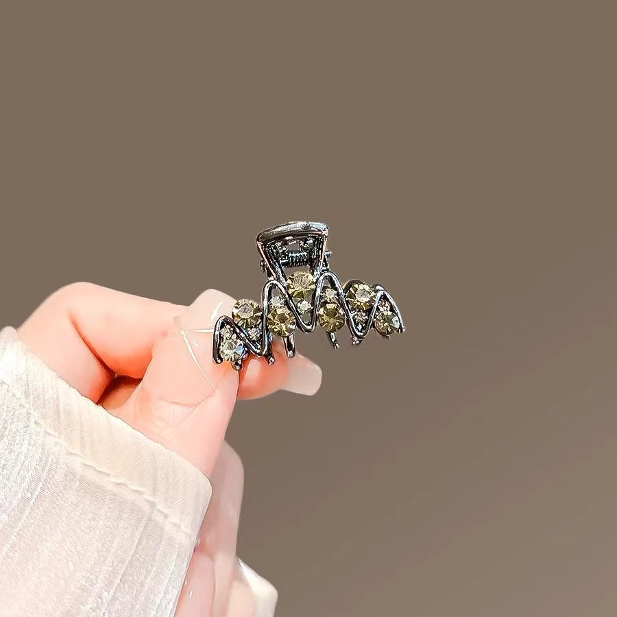 Rhinestone Small Size Broken Hair Side Hairpin