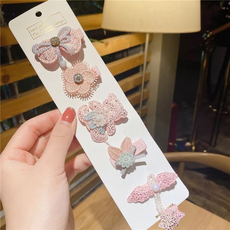 Cute Lace Princess Baby Bangs Clip Hairpin