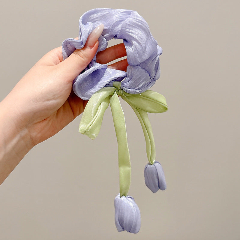 Korean Style Tulip Children's Flower High-grade Temperament Headband