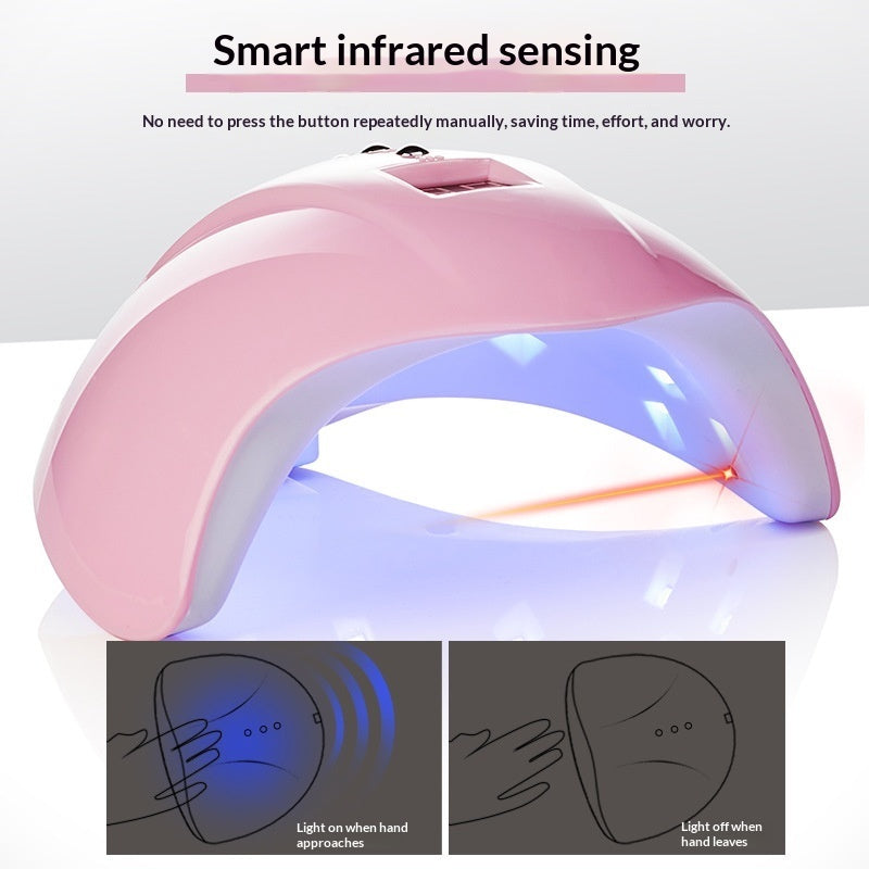36W Nail Art UV Curing Lamp With Display Screen And Motion Sensor