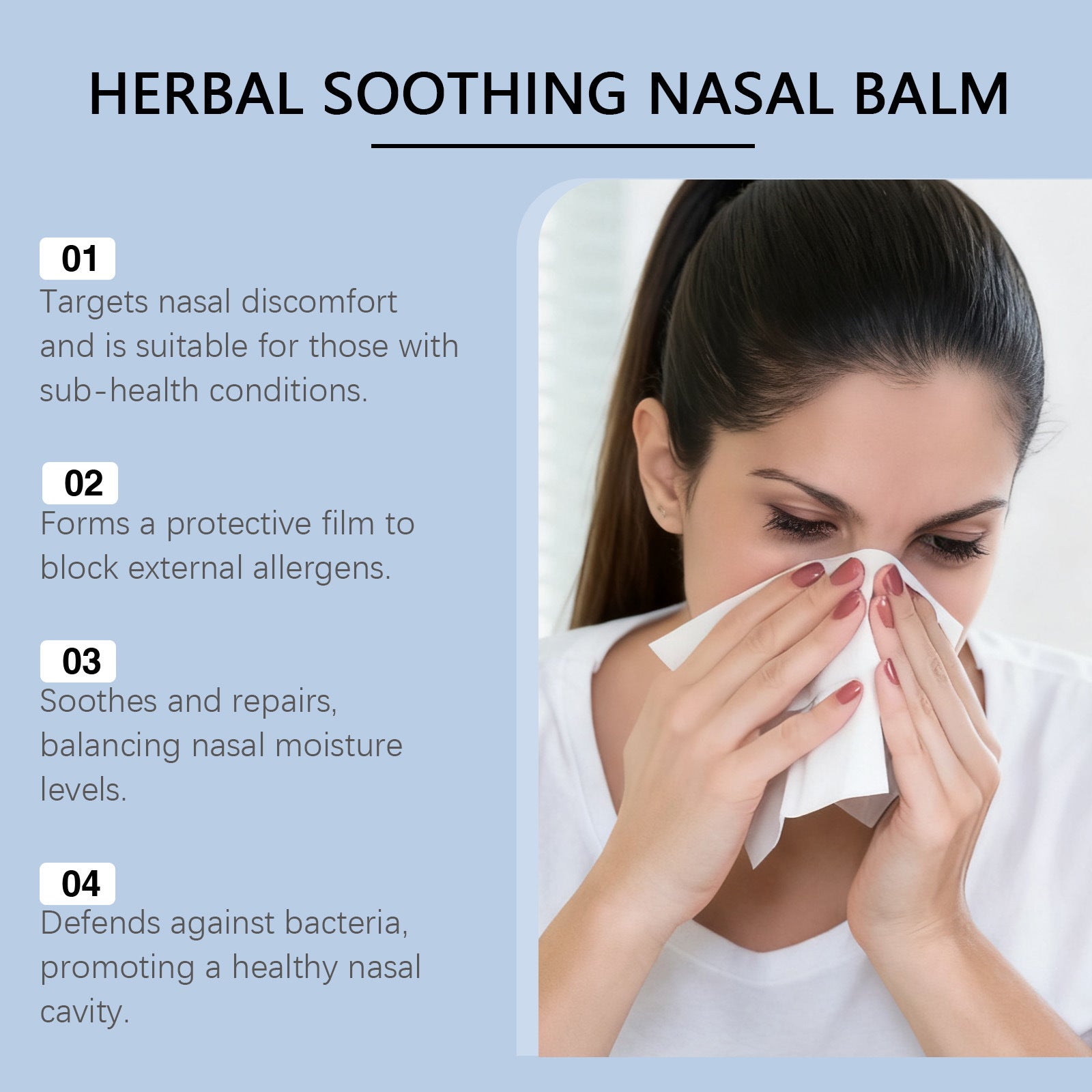 Nose Cleaning And Comfortable Daily Care Cream