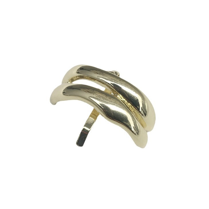U-shaped Japanese Texture Metal Tie Hair Hair Hook Sweet Cool Low Ponytail Clip