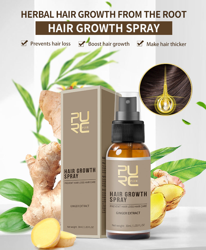 PURE Hair Care Ginger Spray Shampoo Suit