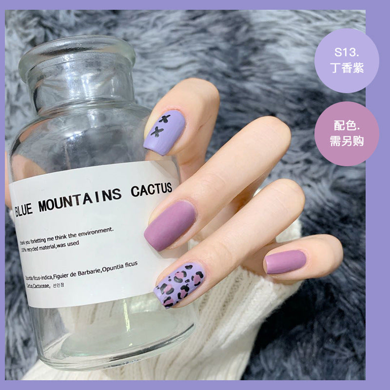 Maxfine Water-based Matte Nail Polish Autumn And Winter Color Matte Matte Texture