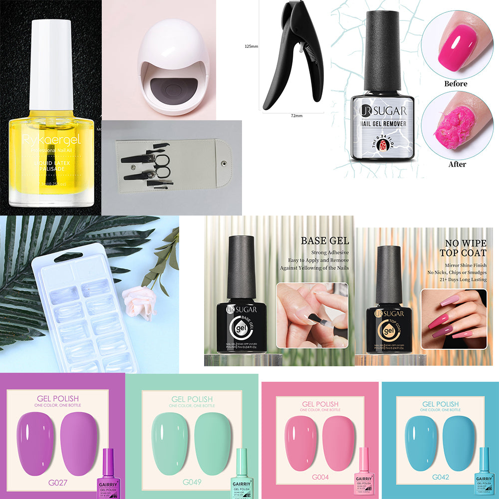 Gairriy Coco Lasting Light Therapy Nail Polish Gel Set