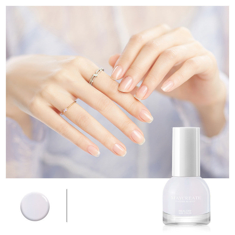 Maycreate Nail Polish Female Long-lasting Tear-free Baking Free Transparent Net Red Summer Nail Polish